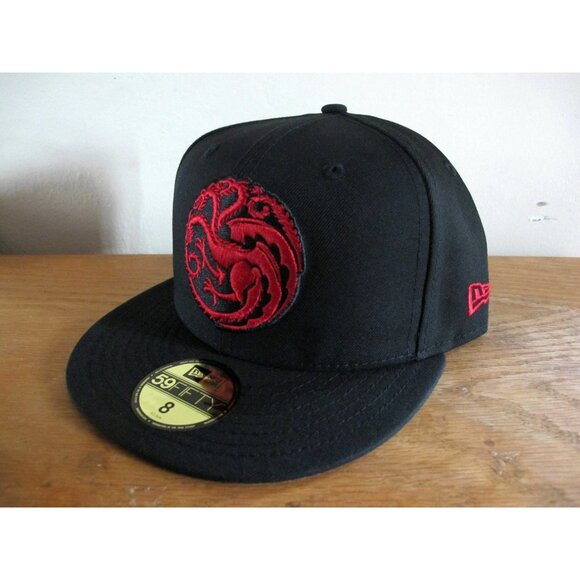 Game of Thrones New Era Targaryen Dragons 59FIFTY 5950 Fitted Cap 8 hat khaleesi - Picture 3 of 6